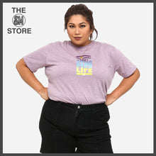 Load image into Gallery viewer, Marvel Avengers Plus Size Ladies&#39; Super Hero Life Statement Tee in Violet
