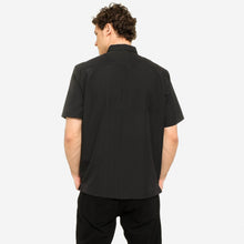 Load image into Gallery viewer, Exclusive Mens&#39; Short Sleeve Embroidered Casual Barong in Black
