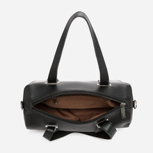 Load image into Gallery viewer, Parisian Ladies&#39; Berlin Handbag with Detachable Strap in Black
