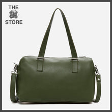 Load image into Gallery viewer, Parisian Ladies&#39; Berlin Handbag with Detachable Strap in Fatigue
