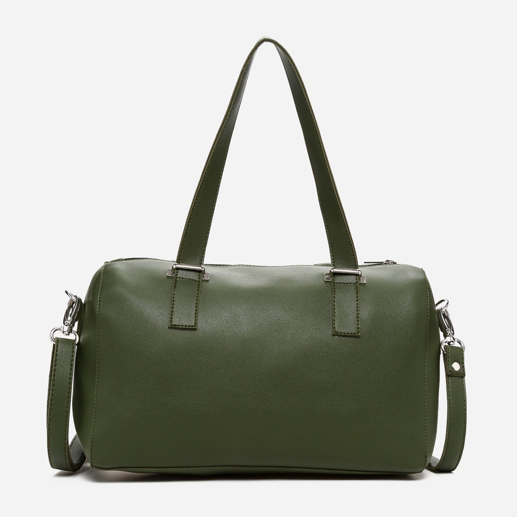 Parisian Ladies' Berlin Handbag with Detachable Strap in Fatigue