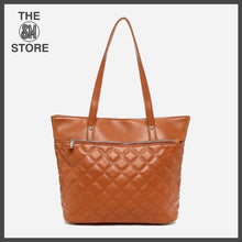 Load image into Gallery viewer, Parisian Ladies&#39; Aloysa Tote Bag in Tan
