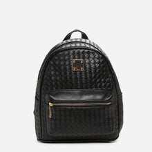 Load image into Gallery viewer, Parisian Ladies&#39; Banjie Woven Backpack in Black
