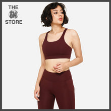 Load image into Gallery viewer, SM Woman Activewear Ladies&#39; Racerback Sports Bra in Maroon
