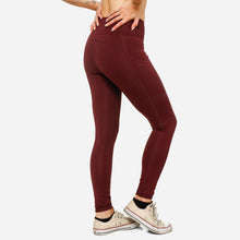 Load image into Gallery viewer, SM Woman Activewear Ladies&#39; Basic Leggings in Maroon
