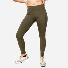 Load image into Gallery viewer, SM Woman Activewear Ladies&#39; Basic Leggings in Olive Green
