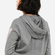 Load image into Gallery viewer, SM Woman Activewear Ladies&#39; Raw Hem Cropped Hoodie in Gray
