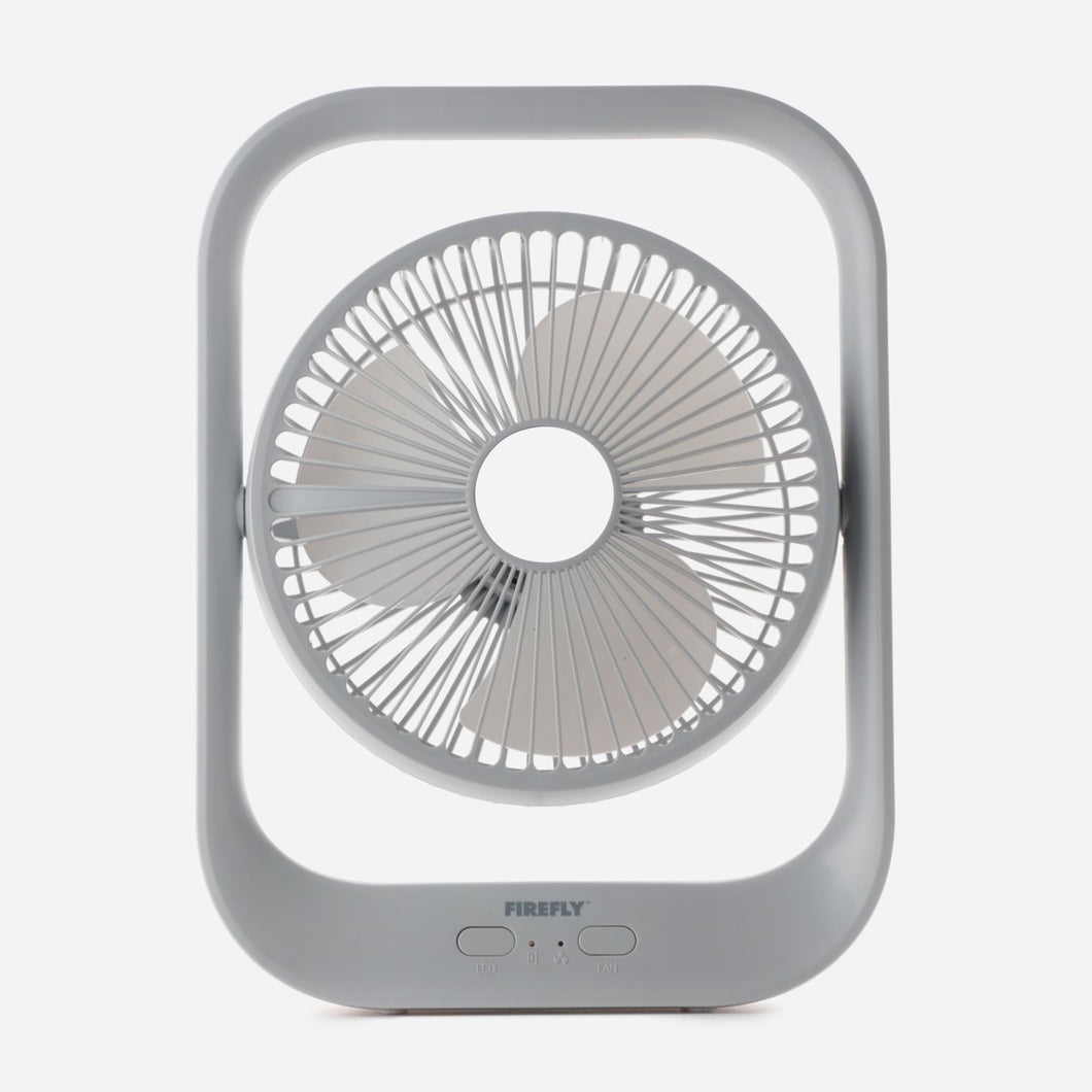 Firefly Rechargeable Table Fan with Night Light FEL-654 7in.