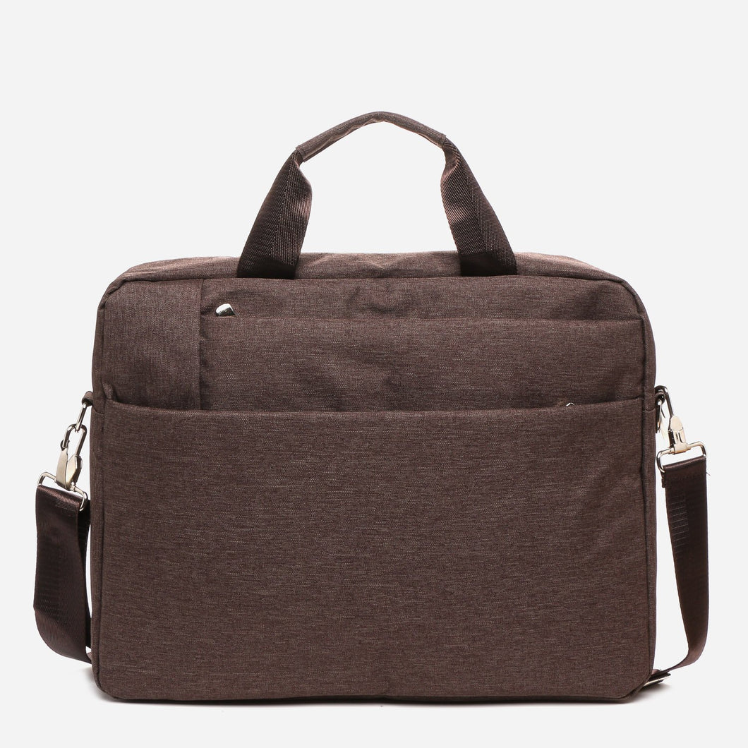 Travel Basic Jacque Portfolio Bag in Brown