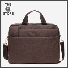 Load image into Gallery viewer, Travel Basic Jacque Portfolio Bag in Brown
