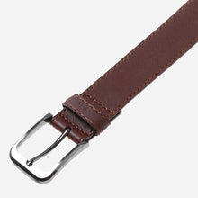 Load image into Gallery viewer, SM Accessories Men&#39;s Small Stitched Side Belt in Brown
