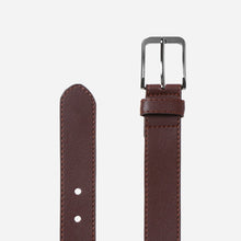 Load image into Gallery viewer, SM Accessories Men&#39;s Small Stitched Side Belt in Brown
