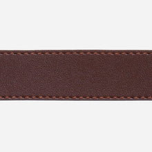 Load image into Gallery viewer, SM Accessories Men&#39;s Small Stitched Side Belt in Brown
