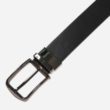 Load image into Gallery viewer, SM Accessories MSense Men&#39;s Small Square Buckle Belt in Black
