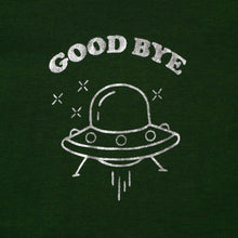 Load image into Gallery viewer, GTW Urban Girls Teens&#39; Goodbye UFO Graphic Tee in Dark Green
