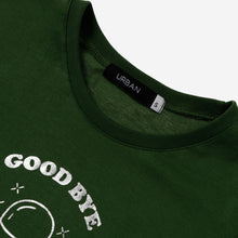 Load image into Gallery viewer, GTW Urban Girls Teens&#39; Goodbye UFO Graphic Tee in Dark Green
