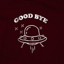 Load image into Gallery viewer, GTW Urban Girls Teens&#39; Goodbye UFO Graphic Tee in Maroon
