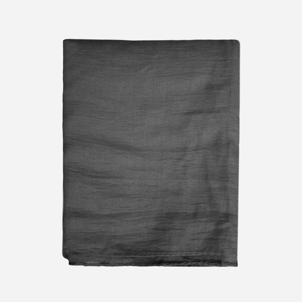 SM Accessories Ladies' Gauze Shawl in Dark Gray