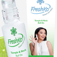 Load image into Gallery viewer, FreshKo Temple and Neck Roll On Aromatherapy 10ml - Citrus Cool Menthol
