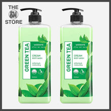 Load image into Gallery viewer, Watsons Buy 1 Take 1 Green Tea Scented Cream Body Wash 1L
