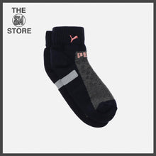 Load image into Gallery viewer, Puma Ladies&#39; Embroidered Sports Ankle Socks in Dark Gray
