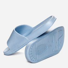 Load image into Gallery viewer, Cozzy Ladies&#39; Brianna Pebbled Texture Slippers in Light Blue
