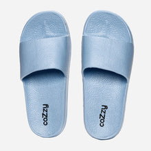 Load image into Gallery viewer, Cozzy Ladies&#39; Brianna Pebbled Texture Slippers in Light Blue
