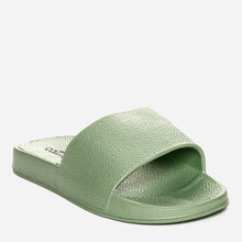 Load image into Gallery viewer, Cozzy Ladies&#39; Brianna Pebbled Texture Slippers in Light Green
