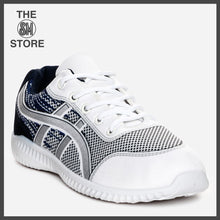 Load image into Gallery viewer, Kicks Ladies&#39; Ceres Two-Tone Sneakers in White and Navy
