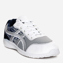 Load image into Gallery viewer, Kicks Ladies&#39; Ceres Two-Tone Sneakers in White and Navy
