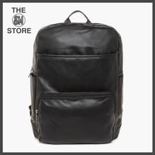 Load image into Gallery viewer, Salvatore Mann Men&#39;s Reeves Zip Pocket Backpack in Black
