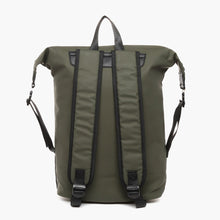 Load image into Gallery viewer, Salvatore Mann Men&#39;s Ramsey Squeeze Lock Backpack in Fatigue
