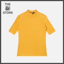 Load image into Gallery viewer, Baleno Ladies&#39; Basic Mock Neck Top in Mustard
