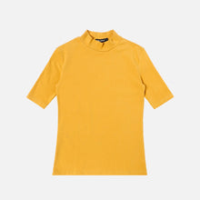 Load image into Gallery viewer, Baleno Ladies&#39; Basic Mock Neck Top in Mustard
