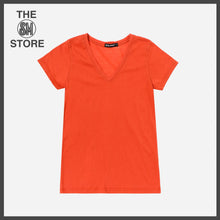 Load image into Gallery viewer, Baleno Ladies&#39; Basic V-Neck Tee in Rust
