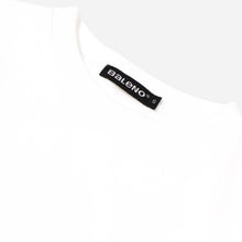 Load image into Gallery viewer, Baleno Ladies&#39; Crewneck Cropped Tee in White
