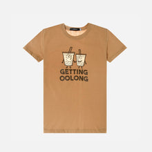 Load image into Gallery viewer, GTW Urban Girls Teens&#39; Getting Oolong Graphic Tee in Light Brown
