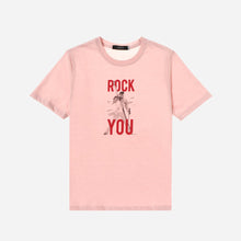 Load image into Gallery viewer, GTW Urban Girls Teens&#39; Rock On Graphic Tee in Pink
