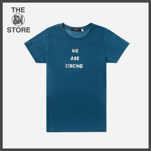 Load image into Gallery viewer, GTW Urban Girls Teens&#39; We Are Strong Statement Tee in Blue
