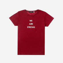 Load image into Gallery viewer, GTW Urban Girls Teens&#39; We Are Strong Statement Tee in Maroon
