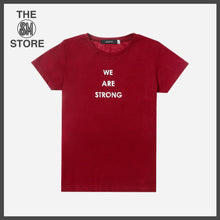 Load image into Gallery viewer, GTW Urban Girls Teens&#39; We Are Strong Statement Tee in Maroon
