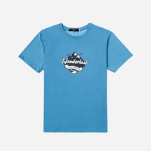 Load image into Gallery viewer, GTW Urban Girls Teens&#39; Wanderlust Let&#39;s Explore Graphic Tee in Blue
