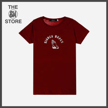 Load image into Gallery viewer, GTW Urban Girls Teens&#39; Higher Hopes Statement Tee in Maroon
