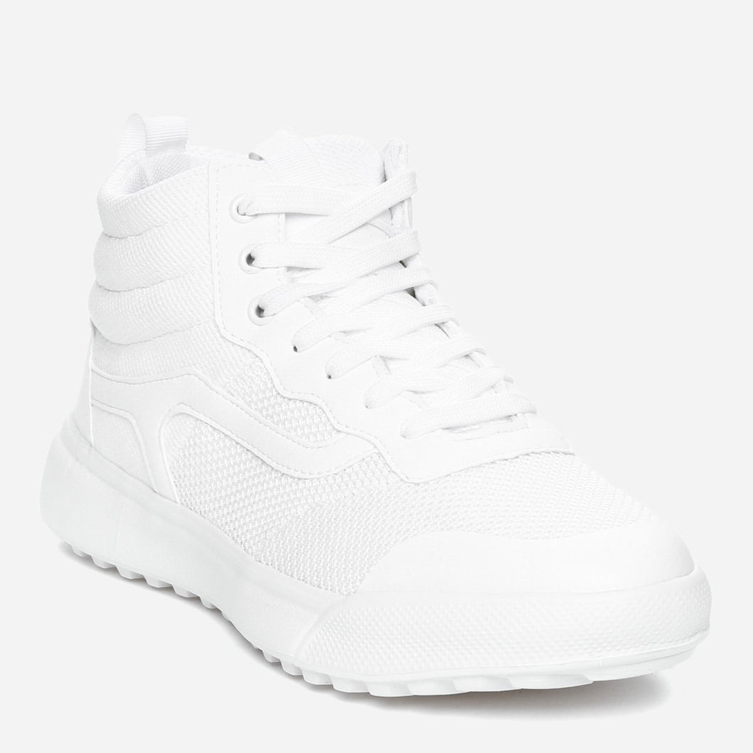 Sprint Mens' Odin High-Top Sneakers in White