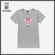 Load image into Gallery viewer, Disney Minnie Mouse Girls Teens&#39; Minnie Balloon Graphic Tee in Gray
