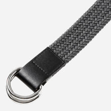 Load image into Gallery viewer, SM Accessories MSense Men&#39;s Braided Belt in Gray
