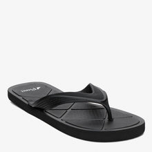 Load image into Gallery viewer, Planet Men&#39;s Steve Flip-Flops in Black
