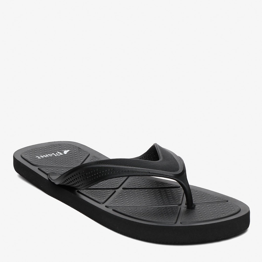 Planet Men's Steve Flip-Flops in Black