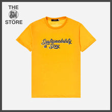 Load image into Gallery viewer, GTW Urban Girls Teens&#39; Sustainability is Sexy Statement Tee in Mustard
