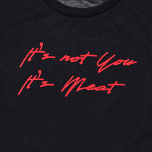 Load image into Gallery viewer, GTW Urban Girls Teens&#39; It&#39;s Not You, It&#39;s Meat Statement Tee in Navy Blue
